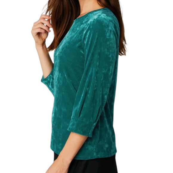 J.Jill Velvet Top - Picture 3 of 10